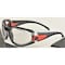 Deltaplus RX, Reader Safety Glasses, Anti-Fog & Anti-Scratch, Clear Lens, Black Frame, Frameless, Wraparound RX-GG-40C-AF-2.5 - alternate 2