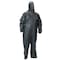 Lakeland Chemical Resistant Coveralls, Hooded Coverall, 2XL, Pyrolon(R) CRFR, Elastic Wrist, Elastic Ankle LS51130-2X - alternate 1