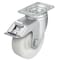 Zoro Select Swivel Plate Caster, Nylon, 4 in., 400 lb. L-PO 100KA-12-FI - alternate 1