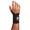 Ergodyne Wrist Support, Elastic, Single Strap, Left, Black, Size L 4000 - alternate 1
