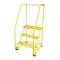 Cotterman 60 in H Steel Tilt and Roll Ladder, 3 Steps, 350 lb Load Capacity 3STR26A1E20B8C2P6 - alternate 1