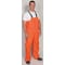 Helly Hansen Rain Bib Overall, Polyester, 31 1/2 in Inseam, 31 in Waist, 35 mil Thickness, Orange, M 70529_290-M - alternate 2