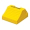 Checkers Wheel Chock, 10 In H, Urethane, Yellow MC3010 - alternate 1