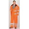 Viking Hi-Viz Safety Jacket, Polyester, Polyurethane, Class 3 Type R, Orange, XL D6329JO-XL - alternate 2