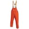 Viking PVC Rain Bib Pants, PVC, 32 in Inseam, 36 in Waist, 0.75 mm Thickness, Orange, L 8110P-L - alternate 1