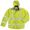 Viking Hi-Viz Safety Jacket, Polyester, Polyurethane, Class 3 Type R, Green, M D6329JG-M - alternate 2