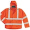 Viking Hi-Viz Safety Jacket, Polyester, Polyurethane, Class 3 Type R, Orange, S D6329JO-S - alternate 2