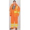 Viking 3-in-1 Tri-Zone Rain Jacket, 300 Denier Polyester/PVC, Class 3 Type R, Orange, XL 6400JO-XL - alternate 3