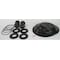 Dayton Pump Repair Kit, Buna N, Fluid, 1 In. 22A619 - alternate 2