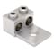 Burndy Mechanical Lug, 600 kcmil Max, 2 Conductor, 1 Hole, 1/2 in Stud, Aluminum K2A36U - alternate 1