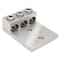 Burndy Mechanical Lug, 250 kcmil Max, 3 Conductor, 2 Hole, 1/2 in Stud, Aluminum K3A29U2N - alternate 1