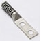 Burndy Two-Hole Compression Lug, 2/0 AWG Max, 3/8 in Stud, Long Barrel, Copper, Black YA262TC38 - alternate 1