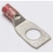 Burndy One-Hole Compression Lug, 8 AWG Max, 3/8 in Stud, Short Barrel, Copper, Red YA8CL3BOX - alternate 1