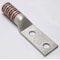Burndy Two-Hole Compression Lug, 500 kcmil Max, 1/2 in Stud, Long Barrel, Copper, Brown YA342N - alternate 1