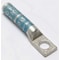 Burndy One-Hole Compression Lug, 6 AWG Max, 1/4 in Stud, Long Barrel, Copper, Blue YA6C - alternate 1