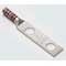 Burndy Two-Hole Compression Lug, 2 AWG Max, 1/2 in Stud, Long Barrel, Copper, Brown YA2C2N - alternate 1
