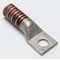 Burndy One-Hole Compression Lug, 500 kcmil Max, 1/2 in Stud, Long Barrel, Copper, Brown YA34N - alternate 1