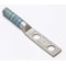 Burndy Two-Hole Compression Lug, 6 AWG Max, 1/4 in Stud, Long Barrel, Copper, Blue YA6C2TC14E2 - alternate 1