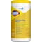 Clorox Disinfecting Wipes, 75 Wipe Canister, 7 in x 8 in Wipes, Lemon, White, PK6 15948 - alternate 1
