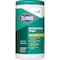 Clorox Disinfecting Wipes, 75 Wipe Canister, 7 in x 8 in Wipes, Fresh, White, PK6 15949 - alternate 1