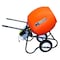 Kushlan Products 6 cu ft Wheelbarrow Concrete Mixer, Polyethylene Drum, 115V, 3/4 HP, Telescoping Handle 600DD - alternate 1