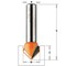 Cmt V Grooving Router Bit, HW, 3/4 in 815.690.11 - alternate 2