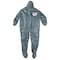International Enviroguard Hooded Chemical-Resistant FR Coveralls, Xl, Green, Pyroguard CRFR 9119T-XL - alternate 1