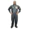 International Enviroguard Hooded Chemical-Resistant FR Coveralls, Xl, Green, Pyroguard CRFR 9119T-XL - alternate 2