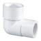 Zoro Select PVC Reducing 90 Degrees  Elbow, Slip x Slip, 1 1/4 in x 1 in Pipe Size 406168 - alternate 1