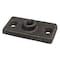 Zoro Select Rod Hanger Plate, 4 In, Malleable Iron 22FP84 - alternate 2