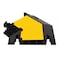 Yellow Jacket Cable Protector 45 Deg Left Turn, 2-7/8 in H, 23-1/2 in L, 18-3/4 in W, 3 Channel, Polyurethane YJ3TL-225-Y/B - alternate 1
