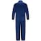 Bulwark Coverall, 11 cal/sq cm ATPV, M, 30 1/2 in Inseam, 100% Cotton, Zipper CED2NV RG 40 - alternate 2
