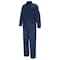 Bulwark Coverall, 11 cal/sq cm ATPV, M, 30 1/2 in Inseam, 100% Cotton, Zipper CED2NV RG 40 - alternate 1