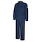 Bulwark Coverall, 12 cal/sq cm ATPV, M, 30 1/2 in Inseam, 88% Cotton/12% Nylon, Zipper CLB6NV RG 40 - alternate 1
