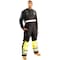 Occunomix Men's Rain Bib Overall, PVC, snaps, Yellow, 2XL SP-BIB-BY2X - alternate 1
