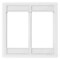 Hubbell Premise Wiring IStation Plate, White, 6U IMF2W - alternate 1