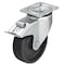 Zoro Select Swivel Plate Caster, Glass Nylon, 5 in, 660 lb LIK-POHI 125G-1-FI - alternate 1