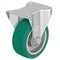 Zoro Select Rgd Plate Caster, Polyurethan, 4 in, 660 lb BK-ALST 100K-1 - alternate 1