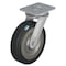 Zoro Select Swivel Plate Caster, Rubber, 5 in., 700 lb. LO-SE 125K - alternate 1