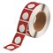 Brady Thermal Transfer Label, Red, Labels/Roll: 250 THTEP169-593-.25RD - alternate 1