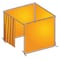 Zoro Select Welding Booth Kit, Transparent PVC, 6 ft. W., 6 ft. H., 13 oz/sq yd, 150 Degrees F Withstand Temp. 22RP06 - alternate 1