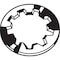 Zoro Select Internal Tooth Lock Washer, For Screw Size 3/4 in Steel, Zinc Plated Finish, 10 PK U37480.075.0001 - alternate 1