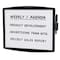 Fellowes 13-1/4"x15-3/8" ABS Plastic Whiteboard, Black Frame 75905 - alternate 1