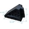 Zoro Select Wheel Chock, Molded Rubber, Black 22XW83 - alternate 3