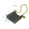 Zoro Select Molded Rubber with Steel Grab Wheel Chock in Black 22XW86 - alternate 2