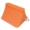 Zoro Select Wheel Chock, Molded Rbr w/Stl Grab, Orange 22XW71 - alternate 1