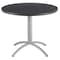 Iceberg CafeWorks Cafe/Breakroom Table, Graphite Granite Top, Silver Frame, 36 in Dia x 30 in H 65628 - alternate 1