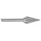 Zoro Select Carbide Bur, Pointed Cone, 1/4, 1/4 Shank 310-002198C - alternate 1