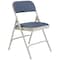 National Public Seating Folding Chair, Fabric, 29-1/2in H, Gray, PK4 2205 - alternate 1
