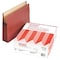 Zoro Select Expandable File Folder 8-1/2 x 11" Red, 7" Expansion, Pk5 PFX45302 - alternate 1